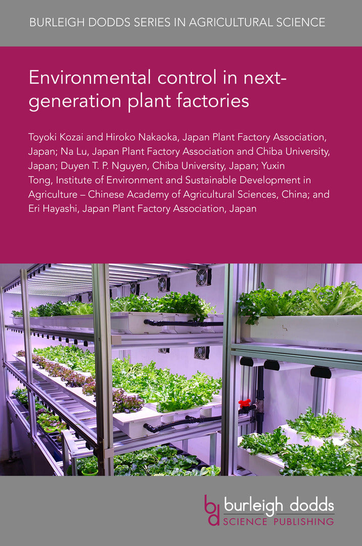 Cover image for Environmental control in next-generation plant factories ISBN 9781835455005